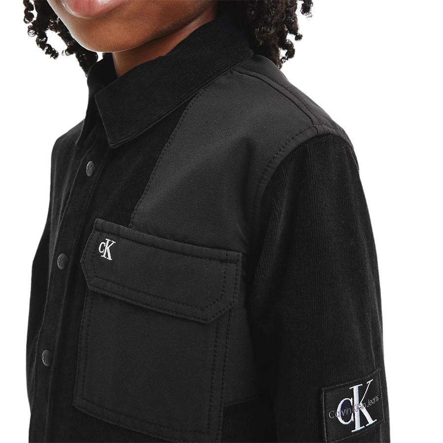 CORDUROY MIX MEDIA OVER SHIRT Calvin Klein | CKIB0IB01484BEH